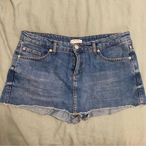 Zara Demin Skort/Short